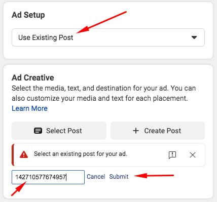 Using Facebook Ad IDs For Duplication