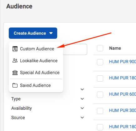 How To Create A Facebook Custom Audience From A List Of Shopify Customers